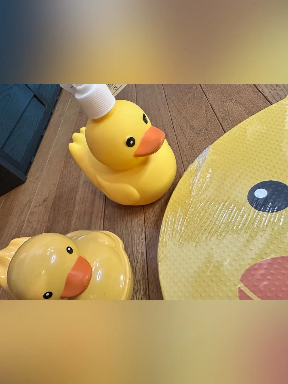 Target Yellow Rubber Duck Bath Accessory Set